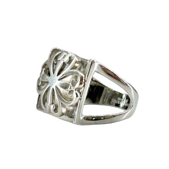 Vtg Men’s Fleur De Liz Ring - Picture 3 of 5
